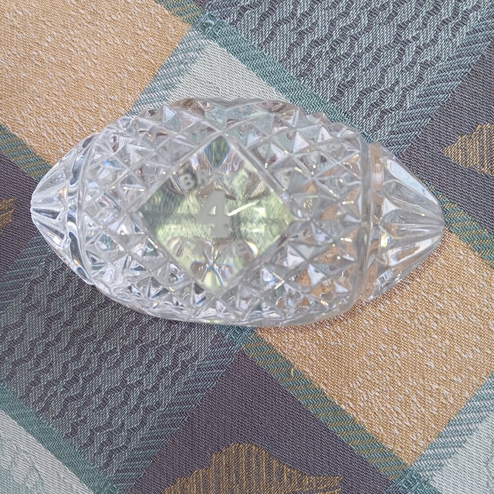 Waterford Crystal Football signed by Brett Farve #4